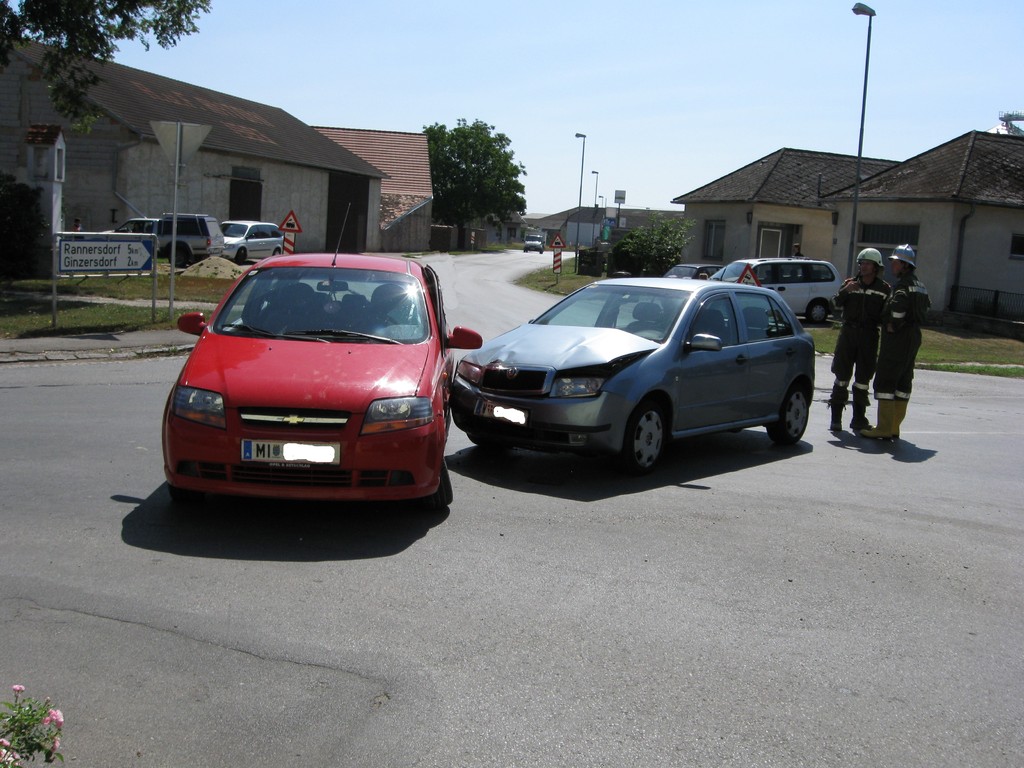 Unfall Wienerstraße - Ginzersdorferstraße – 2009-08-20